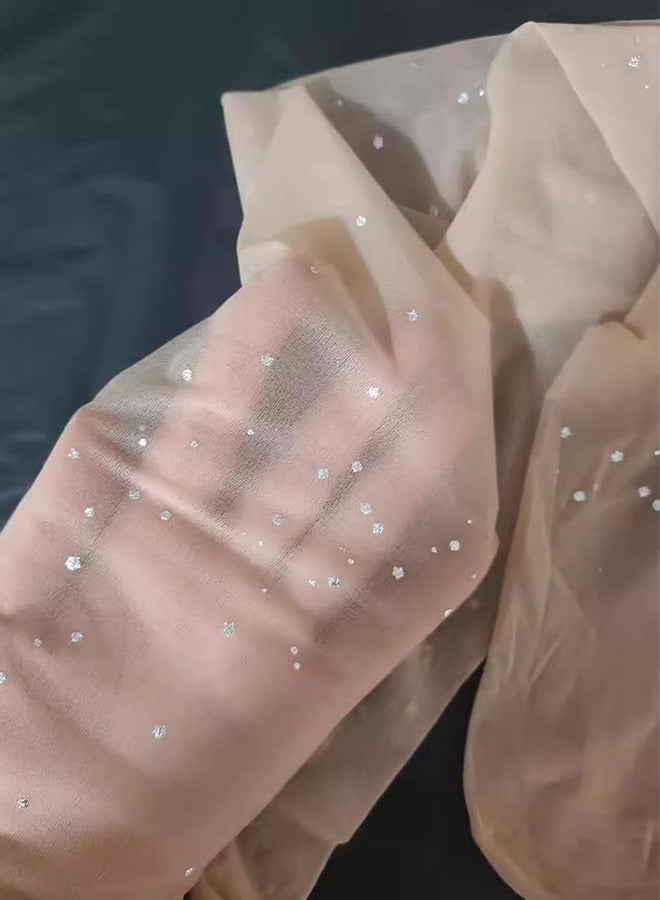 Women's Leggings High Waist Pantyhose Skin Color Ultra-Thin Stockings Tights 15D Stockings Flash Diamond Stockings With Diamonds Sweet Anti-Hook Shiny 