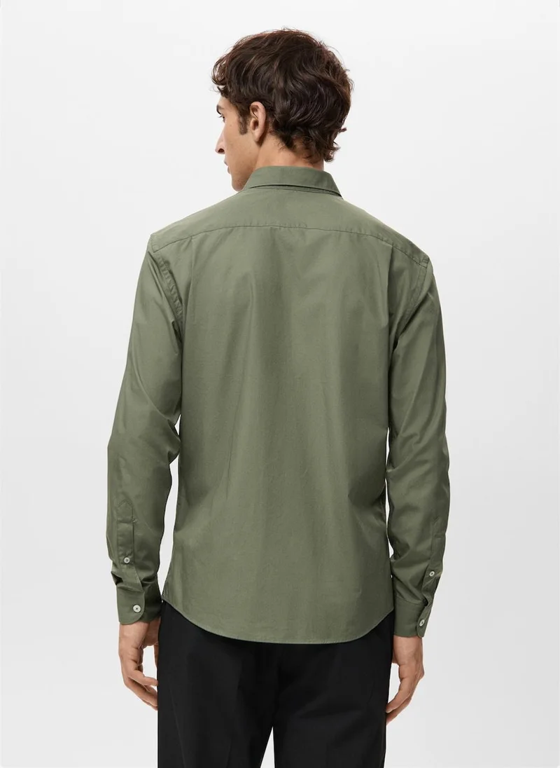 Mango Man Regular-fit 100% cotton shirt