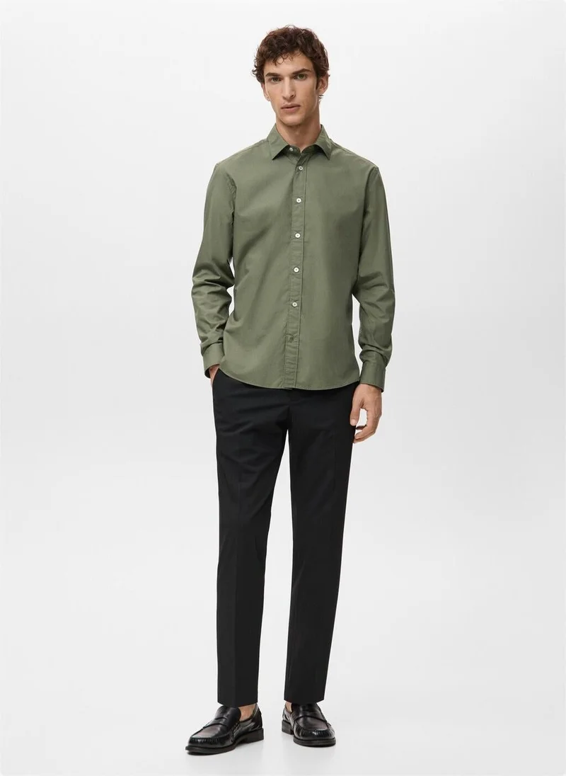 Mango Man Regular-fit 100% cotton shirt