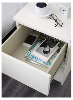KULLEN Chest of 2 drawers, white, 35x49 cm  - Image 1