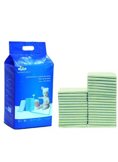 Cute 'n' Cuddle Disposable Changing pads (Pack Of 30) for Baby 60 cm X 90 cm Soft Ultra Absorbent Waterproof Diaper Mess-Free Changing Mat Liners Baby Changing Mat Cover Bed Pads  - Image 1