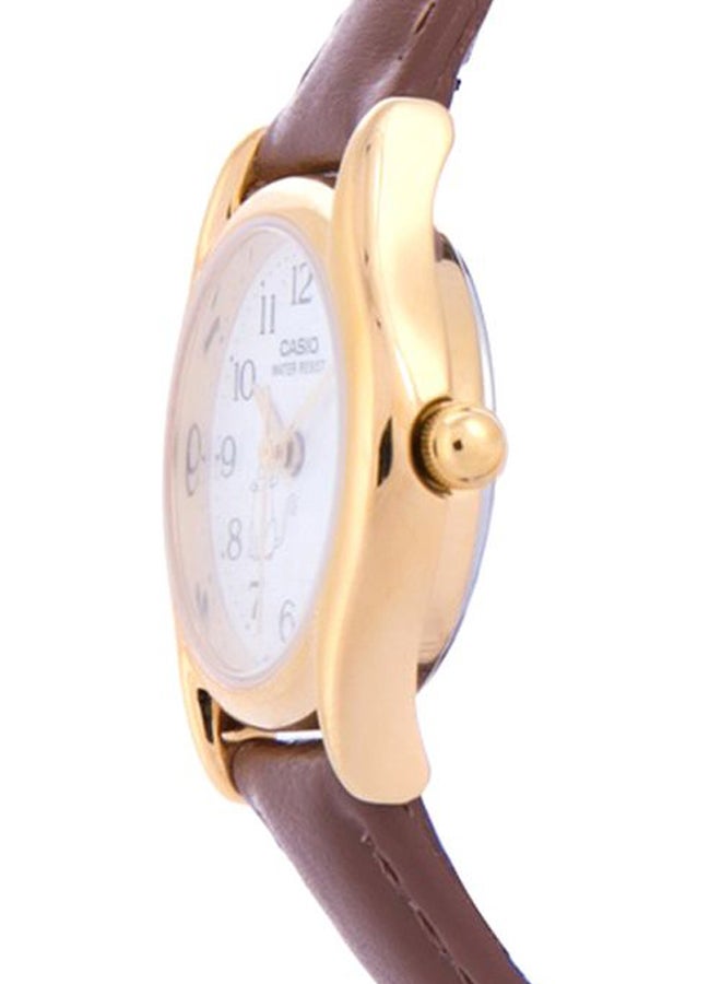 CASIO Women Leather Analog Watch LTP-1094Q-7B8RDF - 23 mm - Brown - Image 4