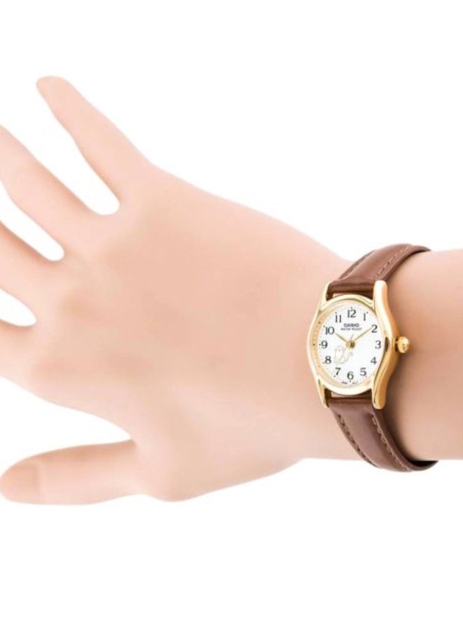 CASIO Women Leather Analog Watch LTP-1094Q-7B8RDF - 23 mm - Brown - Image 5