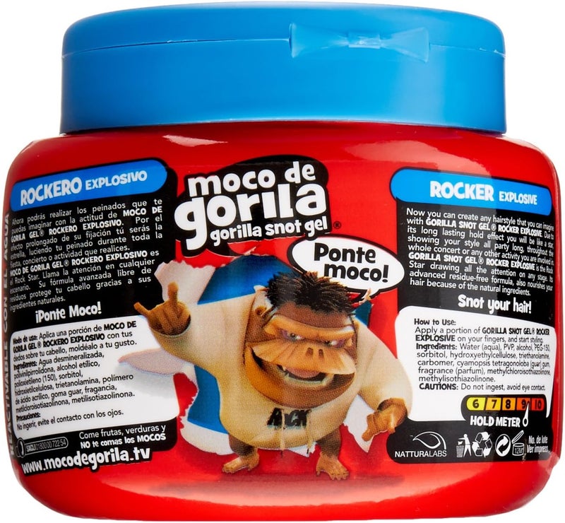 Moco de Gorila Rockero Snot Gel - Firm Hold Hair Gel, 9.52 Oz - Image 2