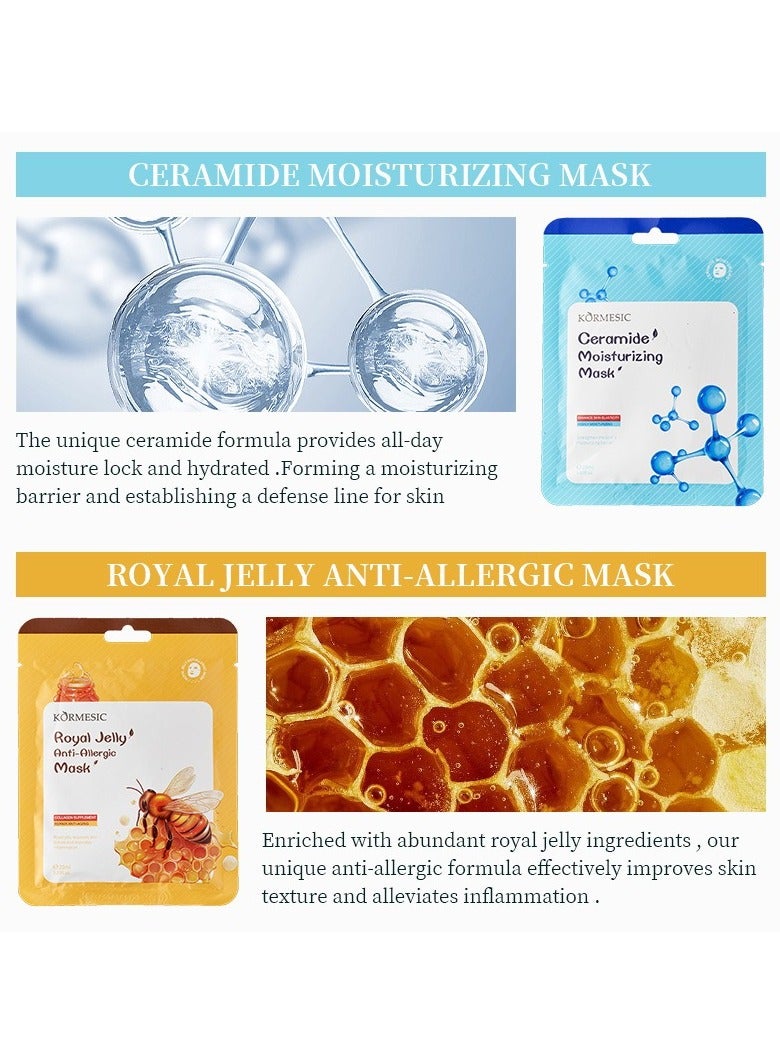 Kormesic 5pcs قناع وجه الهلام الملكي 25ml - Image 2