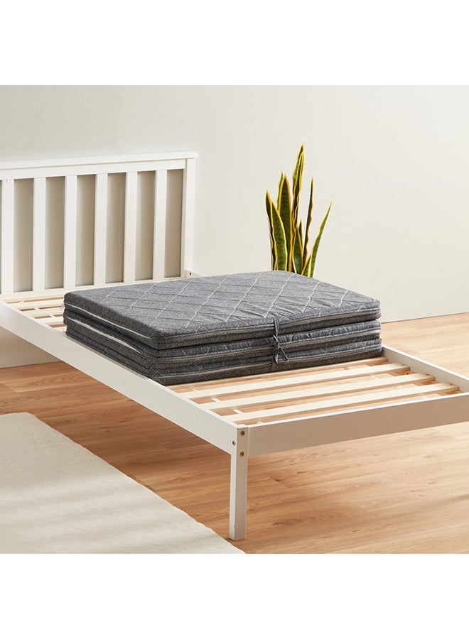 Home Box Smart Single Rebonded Foam Trifold Guest Travel Mattress - 90x190x6 cm - Image 5