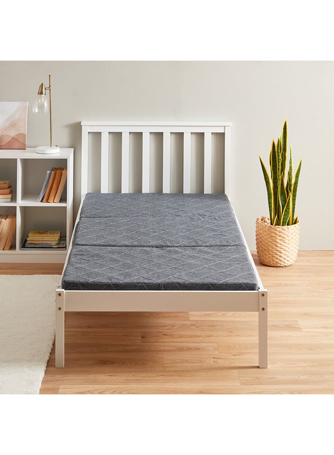 Home Box Smart Single Rebonded Foam Trifold Guest Travel Mattress - 90x190x6 cm - Image 2