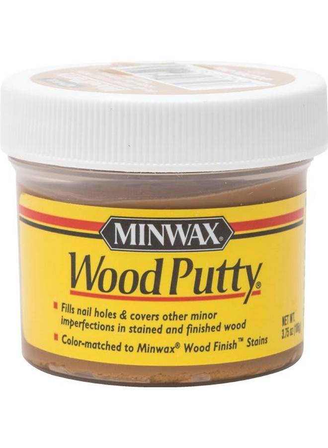 Minwax Non-Hardening Pre-Mixed Wood Putty Golden Oak 3.75oz 13611 - Image 1