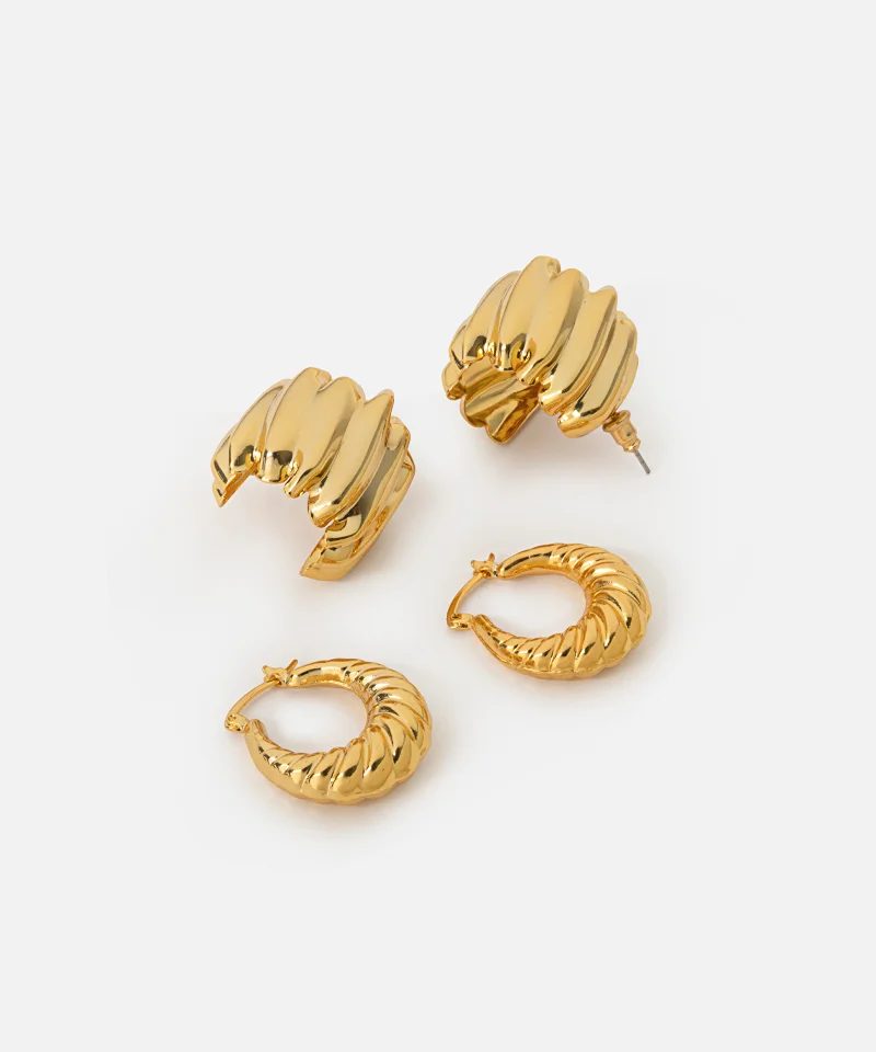 ابيكول طقم أقراط مزخرف