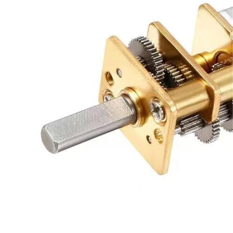 محرك ميتال جير 1000 دورة في الدقيقة 3 فولت تيار مستمر 12 فولت 6 فولت محرك فردي 30 50 60 100 150 200 300 600 دورة في الدقيقة - Image 3