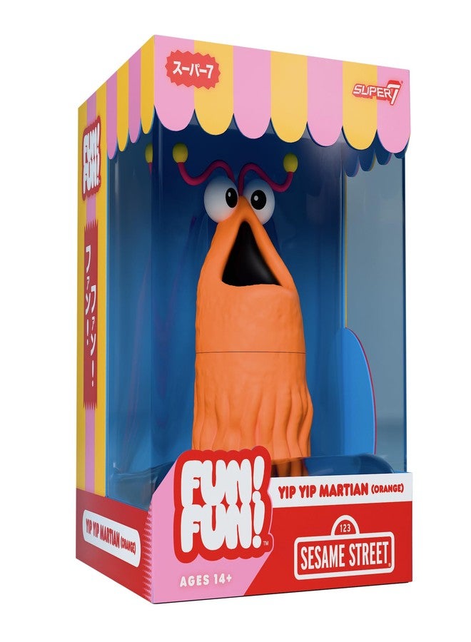 Super7 Sesame Street Fun! Fun! - Yip Yip Martian (Orange) Action Figure - Image 5