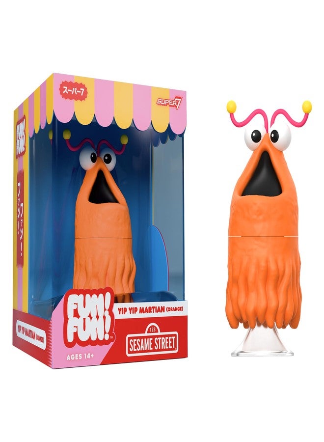 Super7 Sesame Street Fun! Fun! - Yip Yip Martian (Orange) Action Figure - Image 1