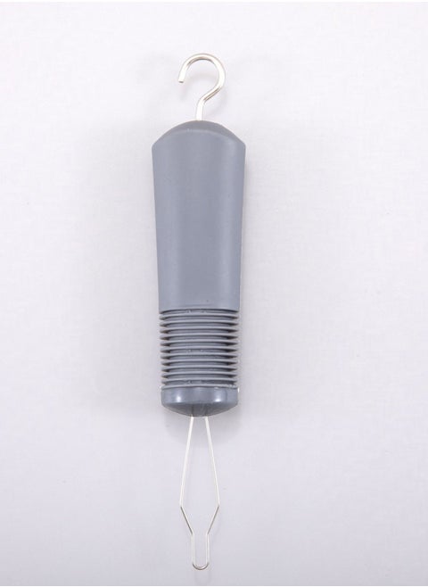 Button Hook and Zipper Pull, One-Handed Dressing Aid, Button Assist Device for Seniors, Arthritis & Handicapped, Easy Buttoning Tool for Women with Long Nails or Post-Manicure, Clothes Dressing Helper for Limited Dexterity(Gray)