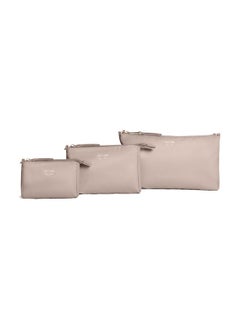 New 3Piece Pouch Set Diaper Bag Organizing Pouches Convertible To Small Purse With Crossbody Strap Perfect For Travel Zipper Cosmetic Or Makeup Pouch Large Medium And Small Taupe - pzsku/Z55A88170831F62D23001Z/45/_/1719338700/52a5b8d1-f9e3-4e7b-b9e9-8075ca6a5ae0