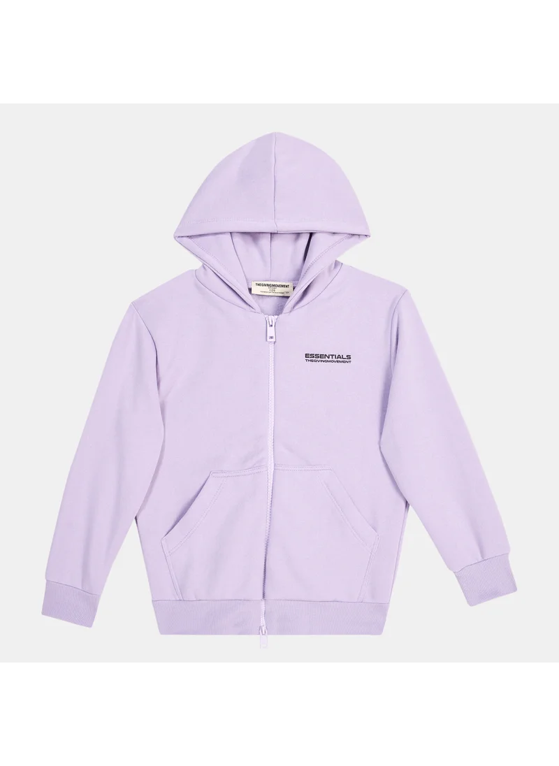 The Giving Movement Kids' Lounge Regular Zip Hoodie
