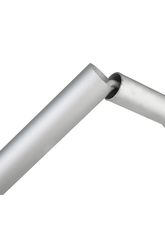 دي بي تي عمود خيمة الومنيوم قابل للطي أعمدة مظلة محمولة خفيفة الوزن للتخييم فضي مقاس 1 بوصة طول 210 سم - Image 2