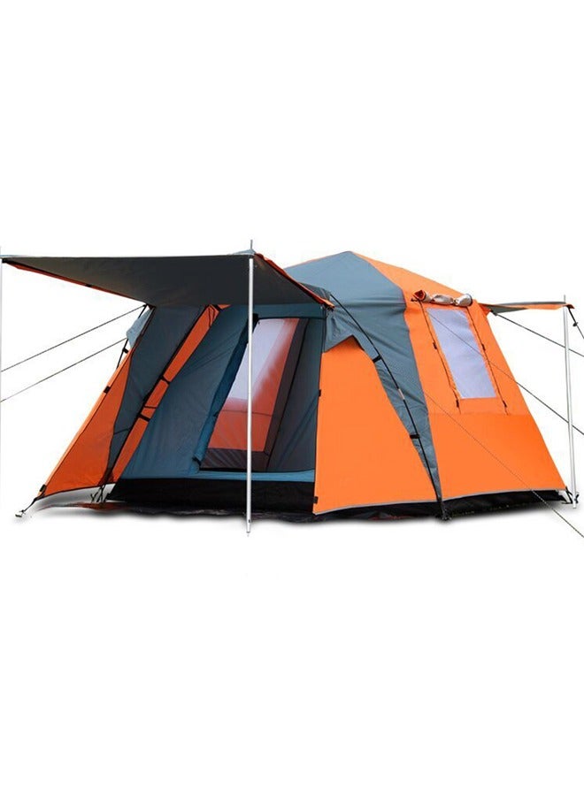 دي بي تي عمود خيمة الومنيوم قابل للطي أعمدة مظلة محمولة خفيفة الوزن للتخييم فضي مقاس 1 بوصة طول 210 سم - Image 4