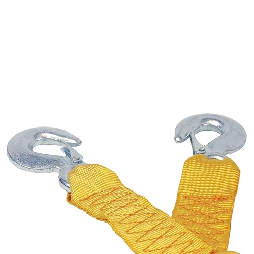 AA 4T 4 m Heavy-Duty Tow Rope AA6226 – Yellow Strap-Style Towing Belt for Car Breakdowns Other Vehicles up to 4 Tonnes - Image 5