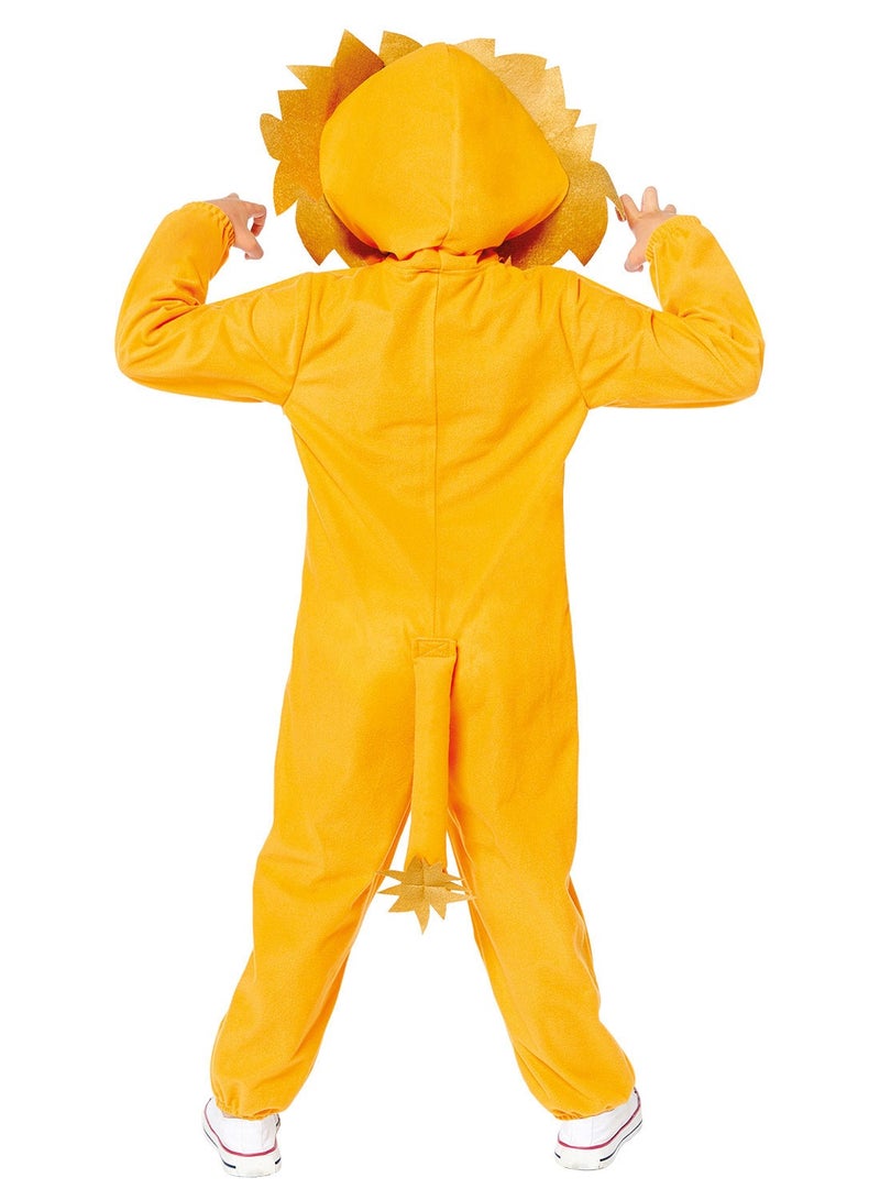 Amscan Child Lion Onesie Costume, Animal Dress-Up for School Plays & Parties - Image 3