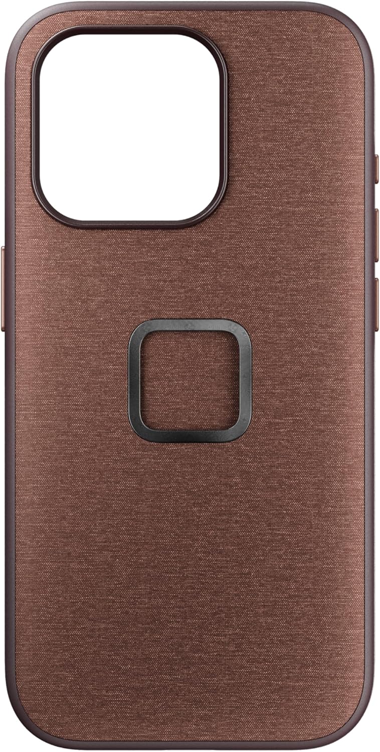 Peak Design Mobile Everyday Fabric Case for iPhone 15 Pro - Redwood - Image 1
