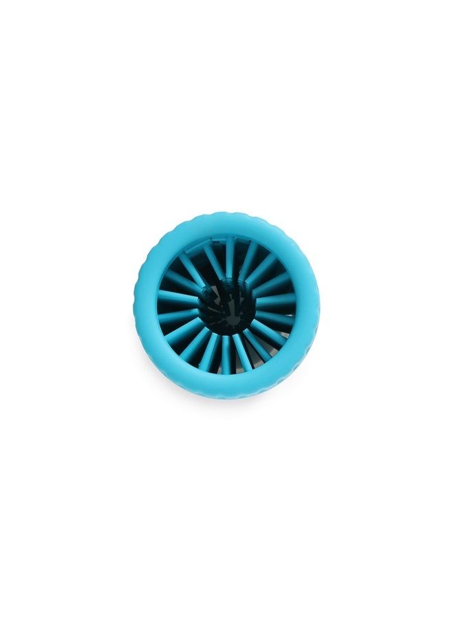 Dexas MudBuster Portable Dog Paw Cleaner, Medium, Blue - Image 1