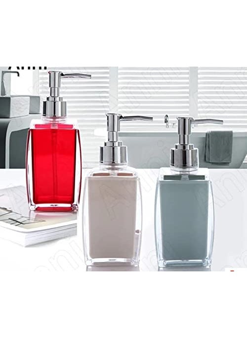 svk dream SVK Dream Ceramic Liquid Dispenser Bottle Handwash SoapShampooLotion Dispenser for Bathroom and Kitchen Multi Color 1 Pc 400 ml  - Image 3