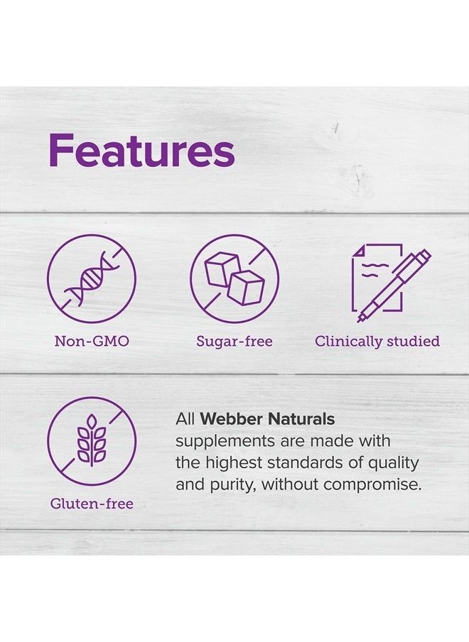 Webber naturals Collagen30 with Ceramides, Bioactive Collagen Peptides, 120 Tablets, Hydrating Glow, Helps Improve Skin Hydration, Elasticity & Smoothness, Non GMO, Dairy & Gluten Free  - Image 2