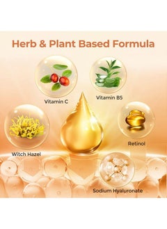 +1HEROLABS Retinol Serum For Face B5 Herbal Resurfacing Retinol Serum With Vitamin C Vitamin E Hyaluronic Acid Serum For Antiaging Wrinkle Smoothing Dark Spot Corrector Brighten Dullness  - Image 4