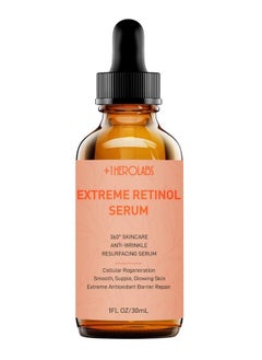 +1HEROLABS Retinol Serum For Face B5 Herbal Resurfacing Retinol Serum With Vitamin C Vitamin E Hyaluronic Acid Serum For Antiaging Wrinkle Smoothing Dark Spot Corrector Brighten Dullness  - Image 2