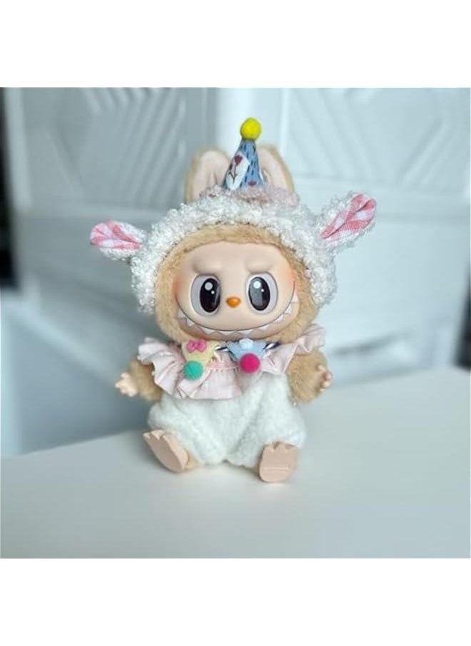 Labubu Clothes for Doll,Labubu Outfit Doll,Doll Princess Skirt,17cm Doll Clothes Suitable for 17cm labubu Dolls Accessories (Style A)  - Image 1