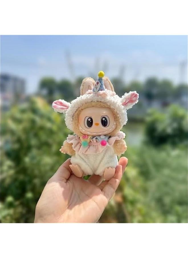 Labubu Clothes for Doll,Labubu Outfit Doll,Doll Princess Skirt,17cm Doll Clothes Suitable for 17cm labubu Dolls Accessories (Style A)  - Image 2