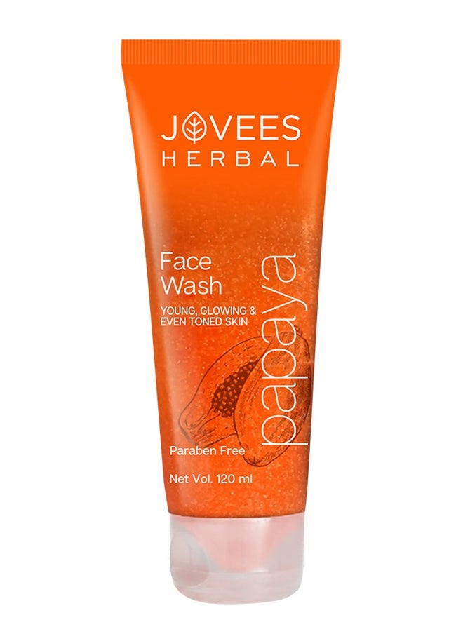 JOVEES HERBAL - Jovees Face Wash Papaya 120 Ml - Image 1