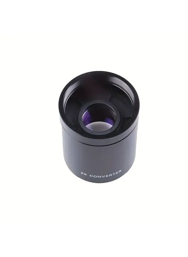 Double Scope 2X Teleconverter Lens T Mount for SLR and Digital Cameras - Image 2