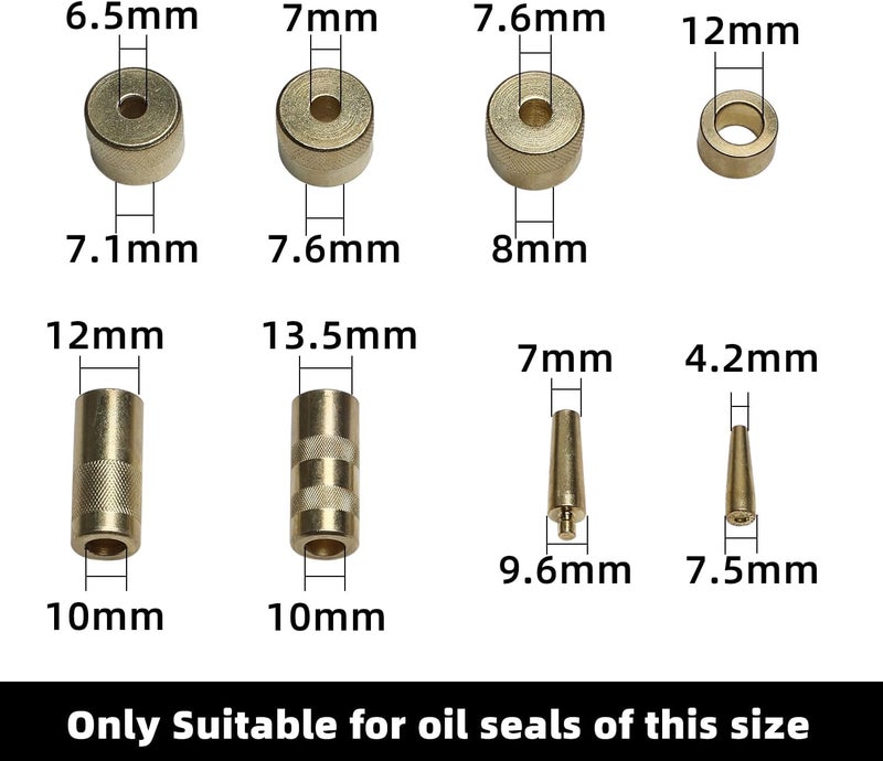 DPTOOL T10133 Fuel Injector Puller Removal Set Injector Seal Installer Service Tool Kit Compatible with Audi VW 1.4 1.6 1.8 2.0 2.7 3.0 3.2 3.6 V6 4.2 V8 FSI Petrol - Image 5