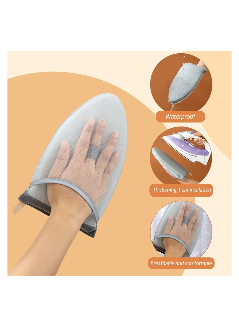 NNEWVANTE Garment Steamer Ironing Glove,Waterproof Anti Steam Mitt with Finger Loop,Complete Care Protective Garment Steaming Mitt,Heat Resistant Gloves for Clothes Steamers。 - Image 2