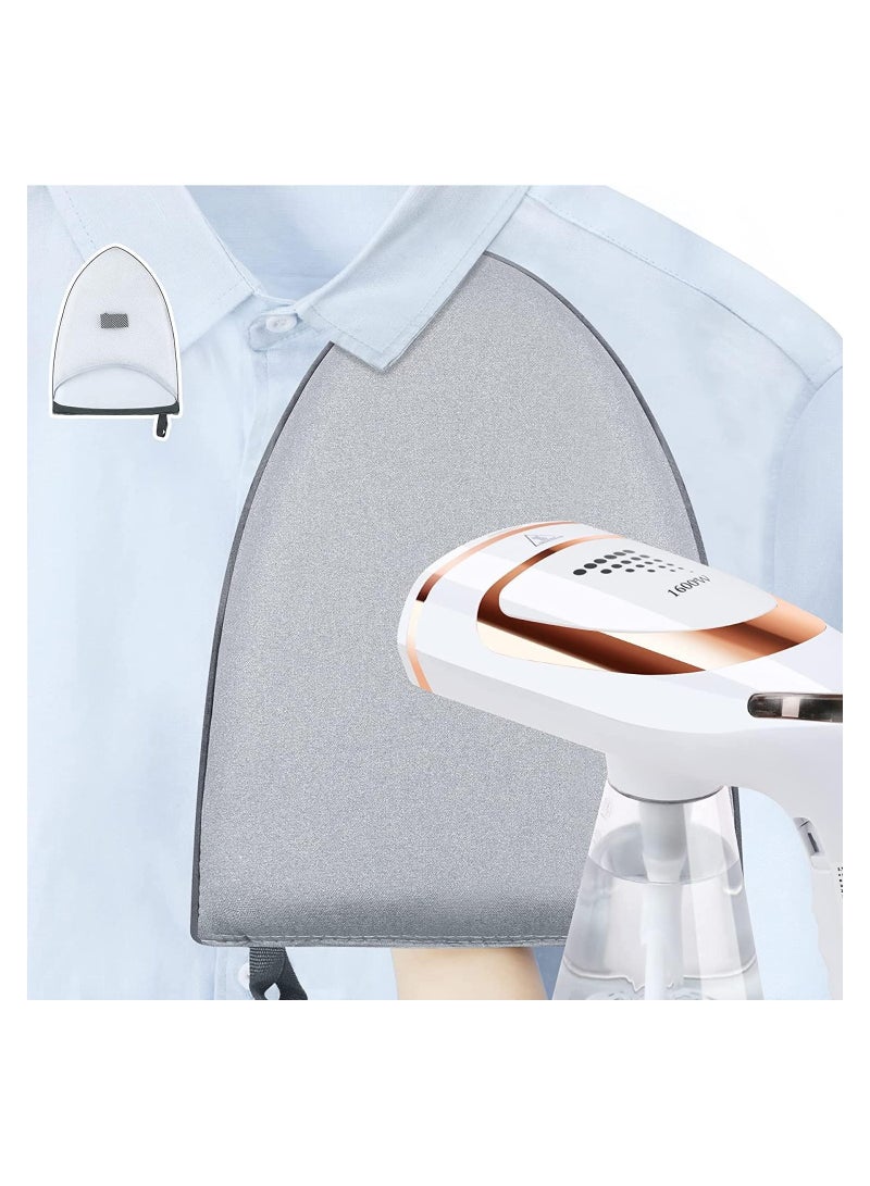 NNEWVANTE Garment Steamer Ironing Glove,Waterproof Anti Steam Mitt with Finger Loop,Complete Care Protective Garment Steaming Mitt,Heat Resistant Gloves for Clothes Steamers。 - Image 3