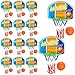 Gosodeny 12 Set Basketball party favors Mini Basketball Game Set Basketballs Present from Teacher Classroom Rewards Prizes Exchanges Basketball Party Favors - Image 2