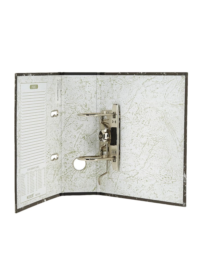 3-Piece A5 Size Fixed Box File broad 3 Inch Width