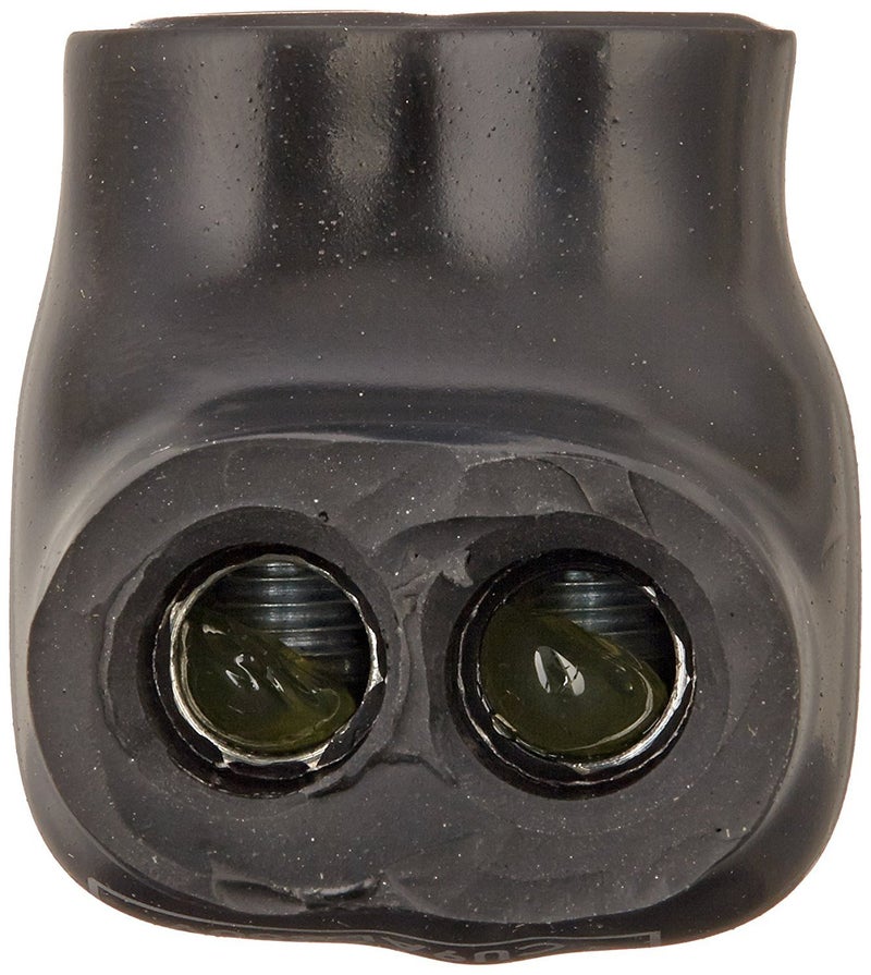 NSI Industries Polaris Black IT-4 Insulated Multi-Tap Connector- 2-Port Single-Sided Entry for 4-14 AWG Wire Range - Dry Locations - Dual-rated cooper and/or aluminum - 1.18-inch width  1.38-inch height  1.12-inch length - Hex size 1/8-inch - 12 Pack - Image 2