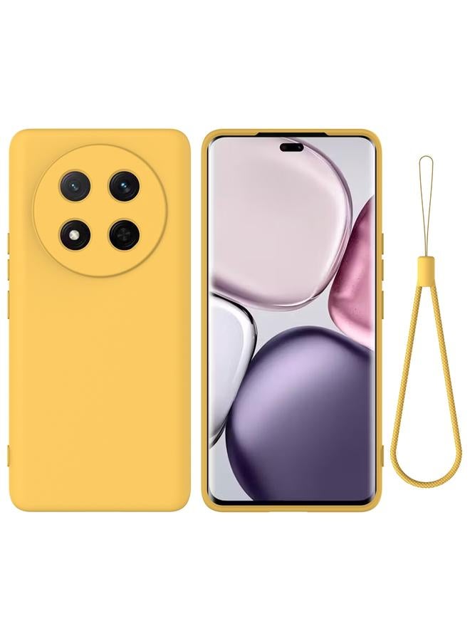 Green Tiger Case For Honor X9c / X60 Pro 5G Pure Color Liquid Silicone Shockproof Phone Case - Image 1