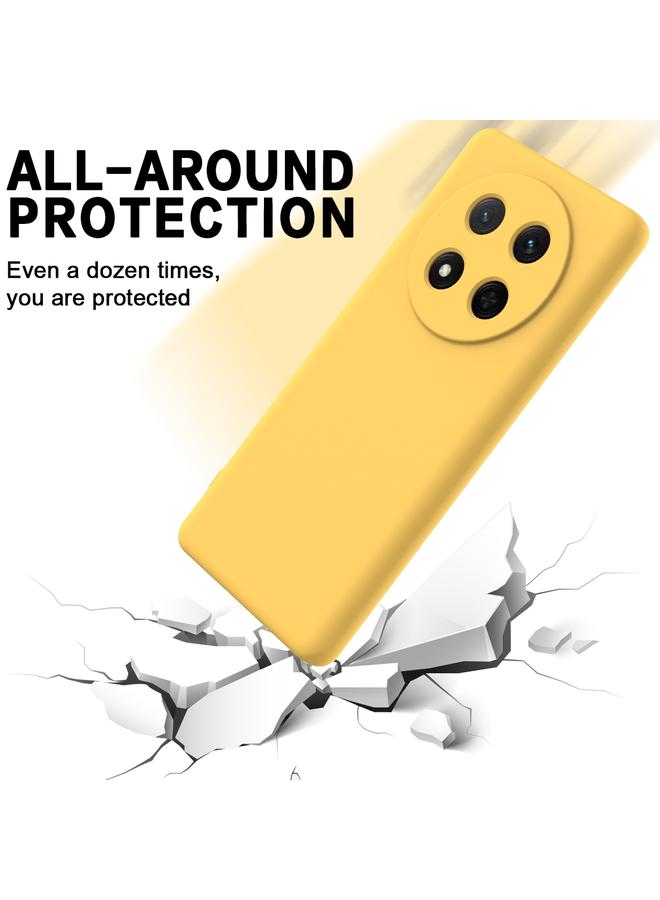 Green Tiger Case For Honor X9c / X60 Pro 5G Pure Color Liquid Silicone Shockproof Phone Case - Image 5