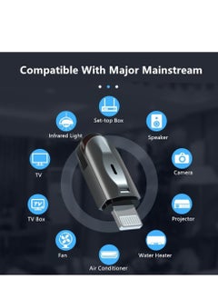 SYOSI Mini Smartphone IR Remote Controller, Adapter for Smart Phone Mini Infrared Universal Smart Control, for Home Appliances All in One, Lightning for iPhone, 1 Pcs  - Image 3