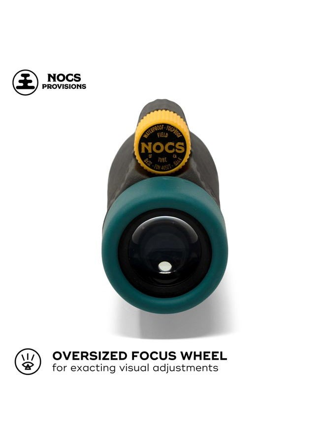 Nocs Provisions Field Tube 8x32 Waterproof Monocular, 8X Magnification Telescope, Bak4 Prism, Wide Field of View for Bird Watching, Backpacking & Wildlife Viewing - Desolation Black - Image 2