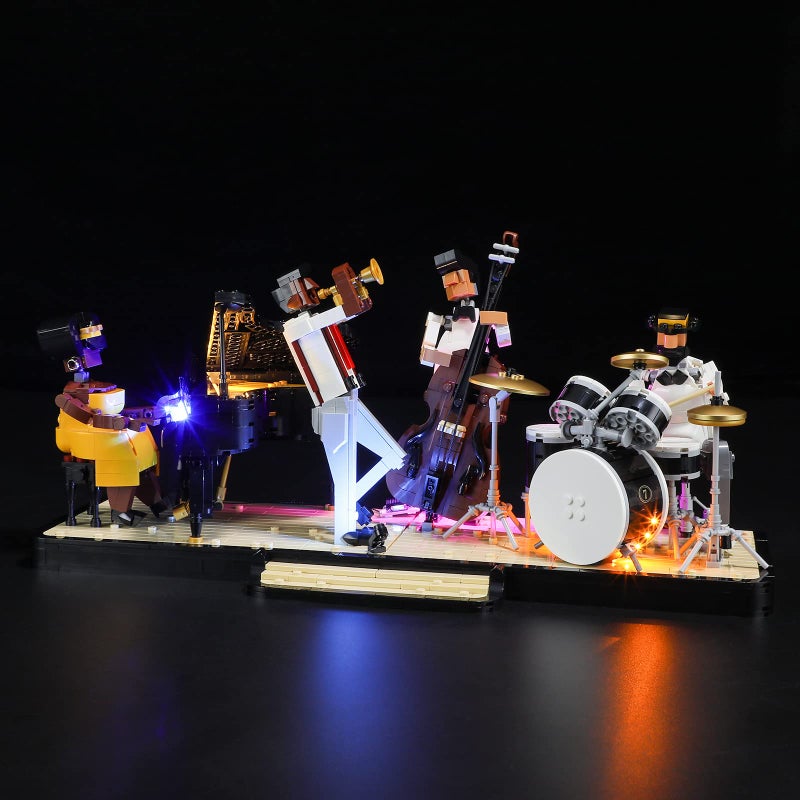 BRIKSMAX Led Lighting Kit for LEGO21334 Jazz Quartet Compatible with Lego Ideas Building Blocks Model Not Include The Lego Set - Image 2