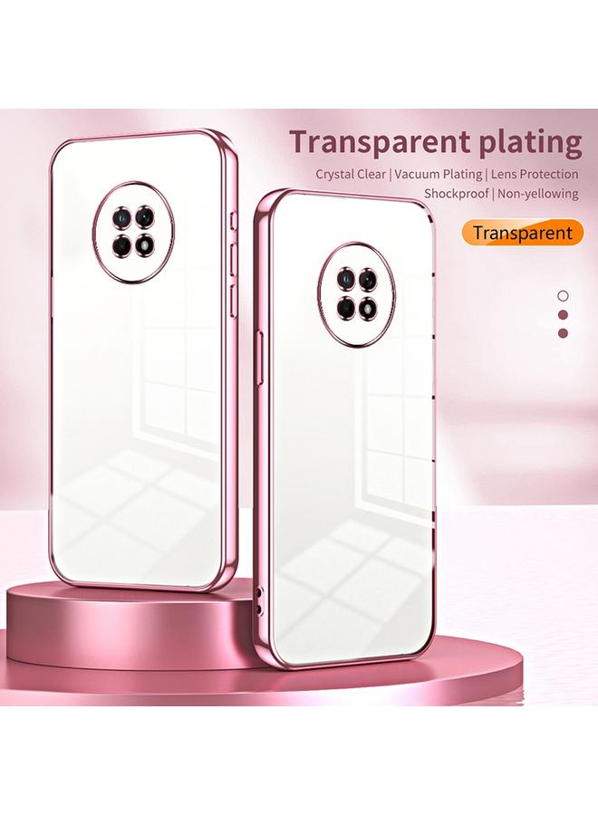 S-TOP Case For Huawei Enjoy 20 Plus Transparent Plating Fine Hole Phone Case - Image 2
