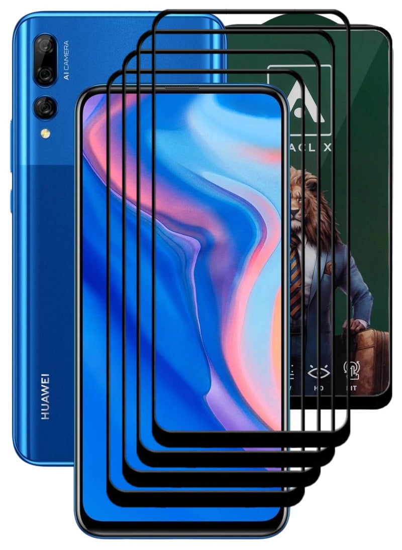 ACLIX 4 Pieces Antistatic ESD Dustproof Premium Quality High Definition Tempered Glass Screen Protector Designed For Huawei Y9 Prime (2019) - Image 1