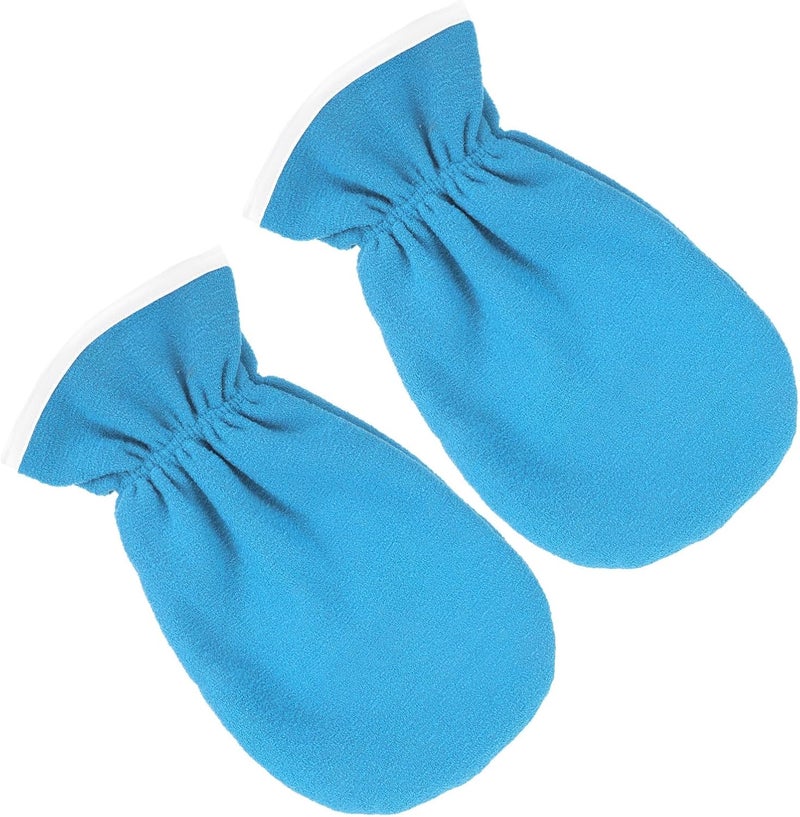 SHOWERORO Moisturizing Hand Spa Gloves 1 Pair Blue Gel Heat Preservation Essential Oil Skin Care Gloves for Dry Cracked Hands - Image 1