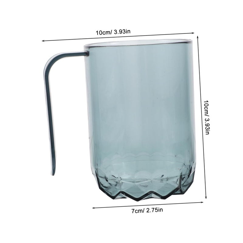 Baluue Transparent Plastic Toothbrush Holder Lightweight Portable Cup For Family Bathroom Use - Image 3