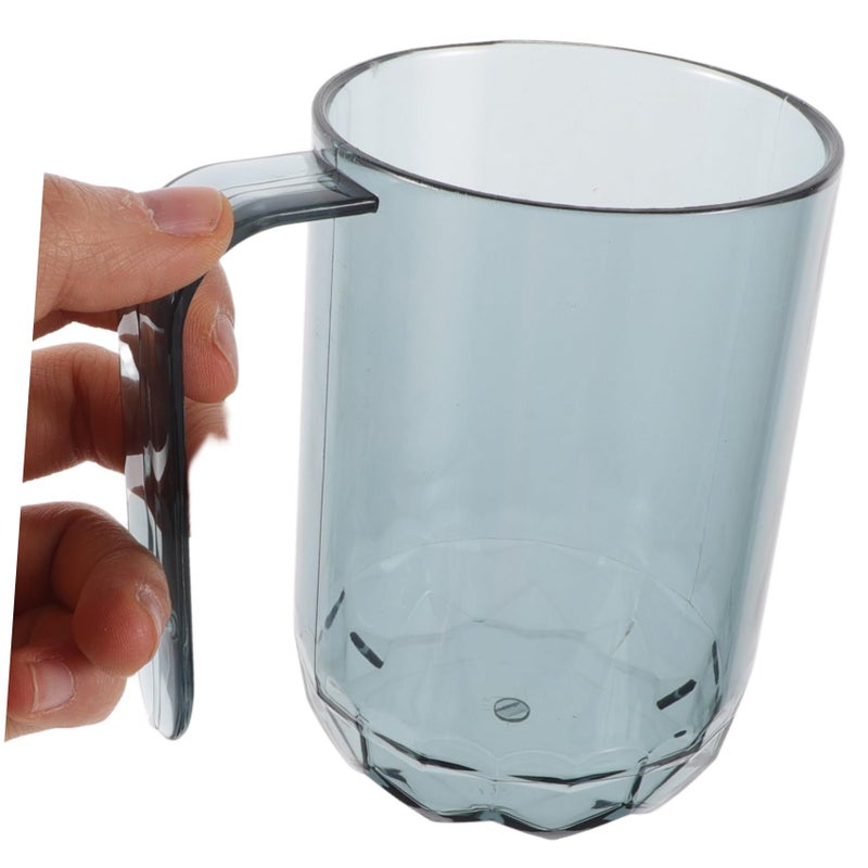 Baluue Transparent Plastic Toothbrush Holder Lightweight Portable Cup For Family Bathroom Use - Image 4