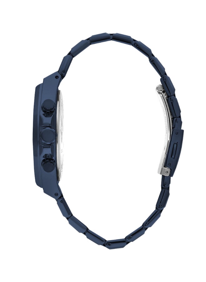 Lee Cooper - Men's Watch, Multi Function Display and Metal Strap - LC07982.990, Blue - Image 1